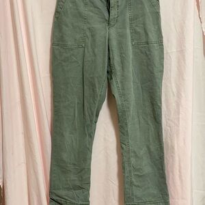 Old Navy Women's Green Straight Leg Pants